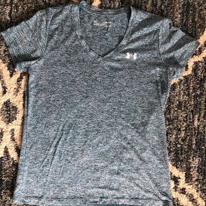 V Neck Under Armor Athletic Tee